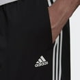 thumbnail image 5 of Adidas Men's Tricot Tapered 3-Stripes Track Pant - Black/White, 5 of 6