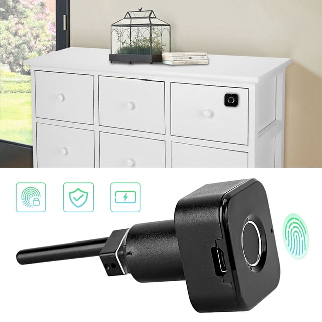 Firmly Digital , Intelligent Smart Fingerprint Cabinet Lock, Jewelry Home Security For Storage Money Office