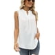 thumbnail image 2 of Blusa informal para mujer, camiseta sin mangas para mujer, camisetas informales para mujer, camisa informal para mujer, artesanía superior, 2 of 6