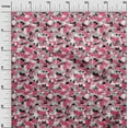 thumbnail image 3 of oneOone Cotton Cambric Pink Fabric Abstracts Sewing Craft Projects Fabric Prints By Yard 42 Inch Wide, 3 of 5