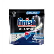 FINISH - Quantum - 22ct - Dishwasher Detergent - Powerball - Ultimate Clean & Shine - Dishwashing Tablets - Dish Tabs