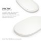 thumbnail image 3 of Sábana bajera ajustable Stokke Sleepi V3 Fans, color gris, 100% algodón percal, 3 of 6
