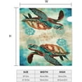 thumbnail image 4 of Sea Turtle Beach Ocean Animals Magnetic Mailbox Covers, Mail Wraps Garden Yard Home Decor for Outdoor Standard Size 21x18 in, 4 of 6