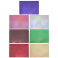 thumbnail image 1 of EeaseMX 7 láminas de vinilo adhesivo holográfico con purpurina para decoración DIY., 1 of 7