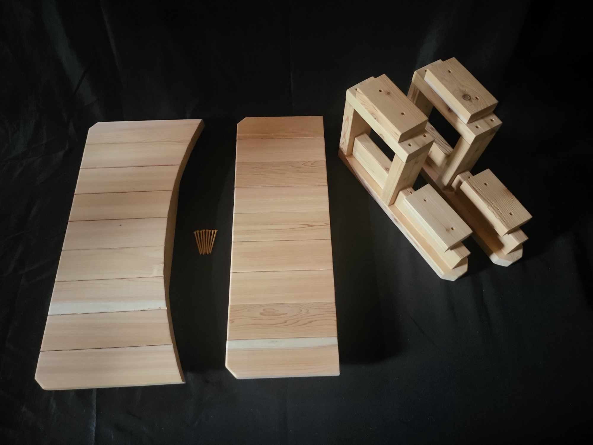 TIMBERFLOW Cedar Round Hot Tub Steps