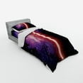 thumbnail image 3 of Ambesonne Galaxy Bedding Set 4 Pcs, Space Theme, Queen, Black, 3 of 3