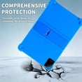 thumbnail image 5 of FIEWESEY Tablet Case for TCL TAB 10 Gen 4 Android Tablet 10.1" Kids Friendly Protective Cover Silicone Case Kids Friendly with Kicskstand for TCL TAB 10 Gen 4 Tablet - Blue, 5 of 6