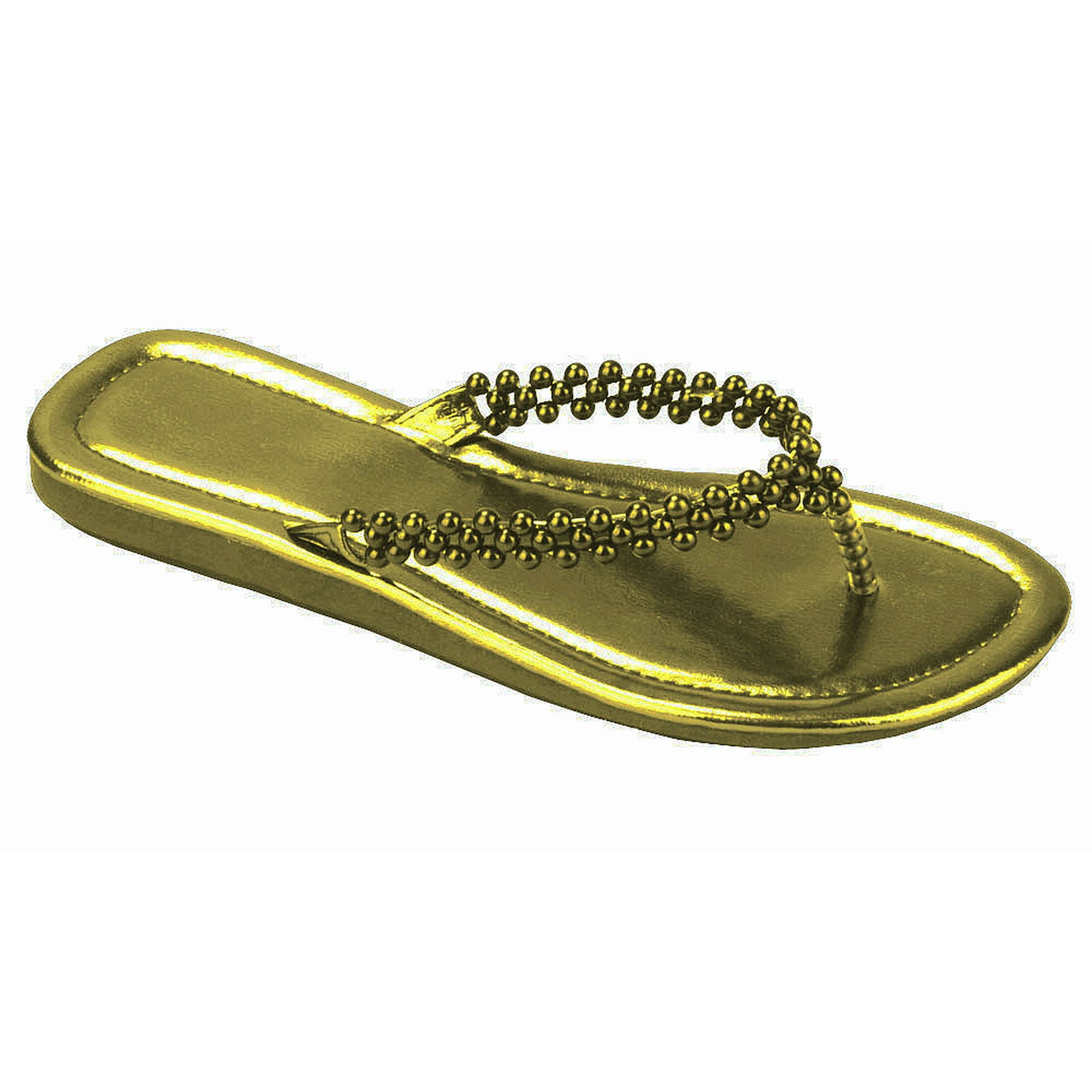 Gold flip flops outlet