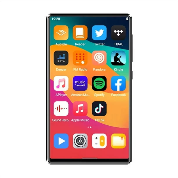 Reproductor de Música Digital MP5 MP4 con Pantalla Táctil Metálica de 5.0 Pulgadas IPS HD, Bluetooth, WIFI, MP3