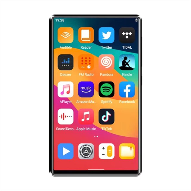 Reproductor de Música Digital MP5 MP4 con Pantalla Táctil Metálica de 5.0 Pulgadas IPS HD, Bluetooth, WIFI, MP3