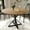 Brown, variant on Garvee Round Dining Table for 4-6, 47" Dining Table, Circle Table, Dining Room Table with Heavy Duty Metal Base, Round Kitchen Table for Kitchen Dinning Room, Black