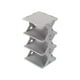 thumbnail image 2 of Zapatero, armario de almacenamiento, nuevo diseño de esquina ensanchada y engrosada, tamaño pequeño, fácil de instalar, extraíble y lavable, estructura de metal, diseño de 2 niveles, para, 2 of 9