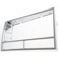 thumbnail image 2 of Replacement 6316 Headlight Door Compatible For 1982-1983 Chevrolet Malibu 1982-1987 GMC Caballero Left Driver Chrome, 2 of 3