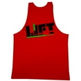 thumbnail image 6 of Men Muscle Bodybuilding Sleeveless Shirt Tank Top Gym Singlet Fitness Sport Vest (Red, X-Large), 6 of 7