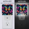 thumbnail image 2 of Butterfly LED Square Night Lights - Portable and Stylish for Bedroom and Kids Room - Enhance Your Space with Soft and Soothing Illumination, 2 of 6