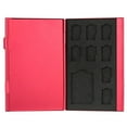 thumbnail image 2 of 2X 12in 1 Aluminum Storage Box Bag Memory Card Case Holder Wallet for 4 x SD -SD SDHC SDXC MMC 8 x TF, 2 of 4
