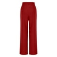 thumbnail image 7 of ABATAB Dress Pants for Women Business Casual Work Pants High Waist Stretchy Palazzo Trousers Pull on Office Slacks Bottoms, 7 of 7