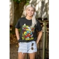 thumbnail image 4 of Smurfs Cute Kung Fu Smurfette Otaku Women's Graphic T Shirt Tees Brisco Brands S, 4 of 5