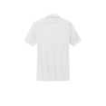 thumbnail image 4 of MERCER+METTLE Unisex Stretch Pique Full-Button Polo | Button Down Collared Shirt for Men & Women, Business Casual Shirt - White M, 4 of 4