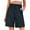 Dark Gray, variant on XuJwPNcy Shorts for Women Dressy Elastic High Waisted Knee Length Shorts Casual Wide Leg Summer Shorts with Pockets