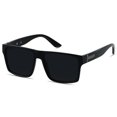 thumbnail image 1 of Gafas de Sol Cuadradas Oversize LYZOIT con Protección UV400 Negras, 1 of 6