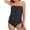 Black, variant on Summer Saving Clearance AXXD High Waisted Shorts Lady Two Piece Bandeau Swimsuits For Loose Fit Bathing Blouson Swim Tank Top With Shorts Summer Just Days Left for Clearance