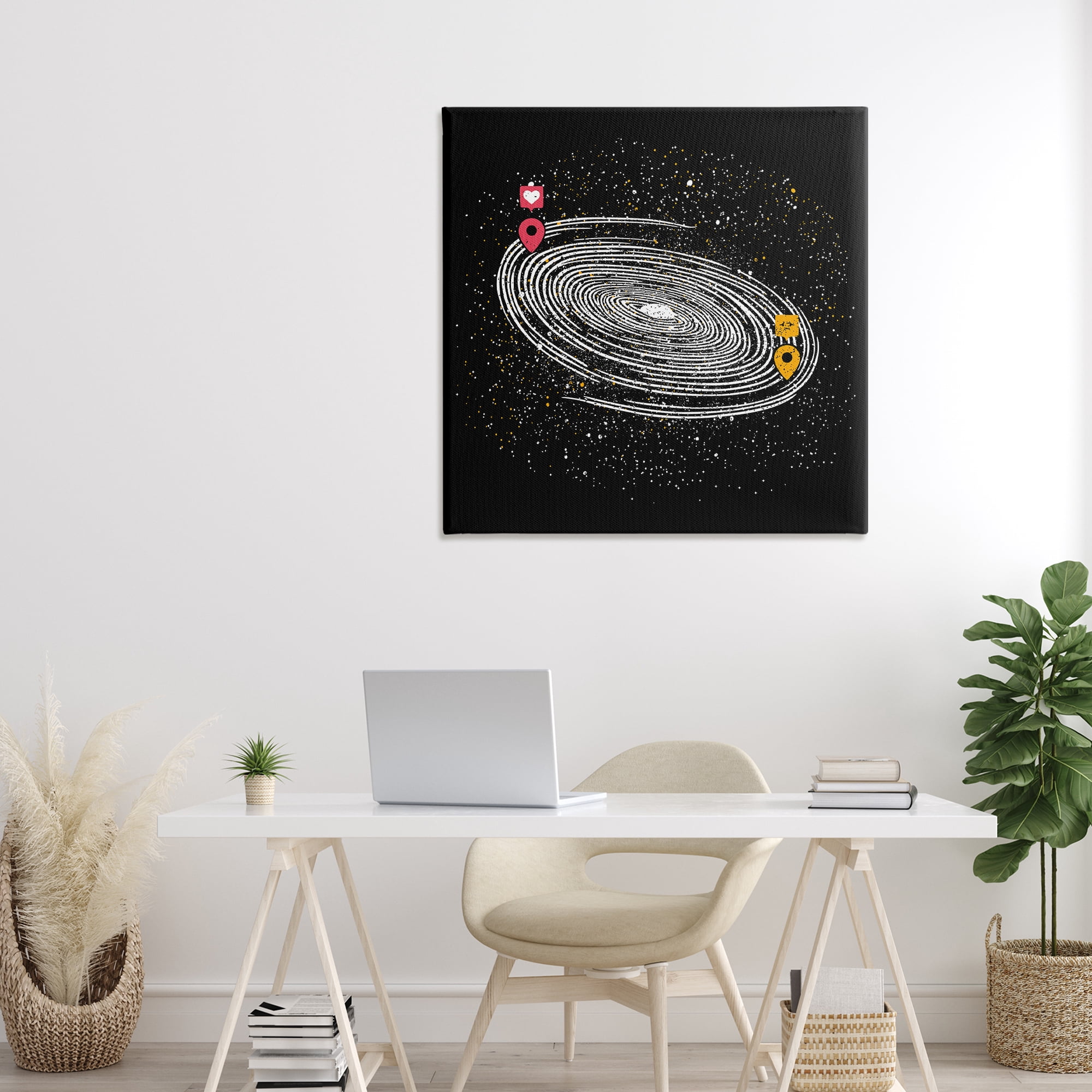 Stupell Industries Love Long Distance Canvas Wall Art, design by Tobe Fonseca