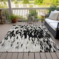 thumbnail image 6 of Addison Rugs Chantille Indoor/Outdoor Transitional Abstract Black Washable Rectangle Rug, 8' x 10', 6 of 6