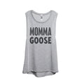 thumbnail image 1 of Thread Tank Designs - Momma Mama Goose Women's Sleeveless Muscle Tank Top Tee, 1 of 4