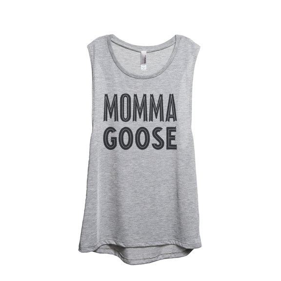 Thread Tank Designs - Momma Mama Goose Women's Sleeveless Muscle Tank Top Tee