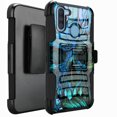 thumbnail image 1 of DALUX Hybrid Kickstand Holster Phone Case Compatible with SAMSUNG GALAXY A11 (2020) - Blue Cursed Skull, 1 of 4