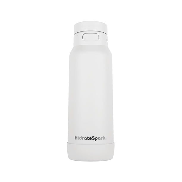Botella de Agua HidrateSpark PRO 2 946 ml con Funda de Silicona Blanca