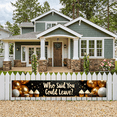 thumbnail image 5 of Glittery Gold Text Who Said You Could Leave Banner Party Background Decorations Farewell Party Decor Happy Moments Photo Props Celebration Event Decorations, 5 of 7