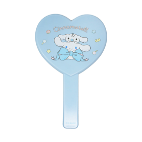 Impressions Vanity Cinnamoroll Lovely Ribbon Heart Handheld Mirror, Cinnamoroll and Milk Artwork