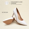 thumbnail image 5 of DREAM PAIRS Women's High Heels Pump Closed Pointed Toe Slip On Stiletto Dress Shoes Fashion Wedding Bridal Work Office Comfortable Pumps Shoes, 5 of 7