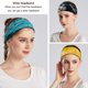 thumbnail image 5 of Diademas YONUF Boho Fashion, anchas, paquete de 6 para mujer, 5 of 7