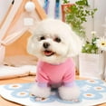 thumbnail image 3 of 2 Pack Dog Pajamas Small Sized Dog Fleece Pajamas Cute Fleece Sweater Doggy Sweater Love Pattern Onesies for Dogs Pjs Small Clothes, 3 of 6