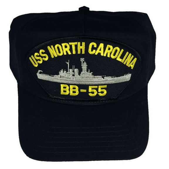 USS NORTH CAROLINA BB-55 HAT CAP USN NAVY NIBK WILMINGTON BATTLESHIP SHOWBOAT