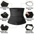thumbnail image 3 of VASLANDA Men Sauna Waist Trimmer Sport Workout Fitness AB Belt with Adjustable Double Straps Waist Trainer Neoprene Body Shaper, 3 of 6