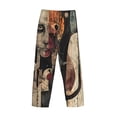 thumbnail image 6 of Balery Abstract Geometric Faces print Men's Pajama Pants,Ultra Lightweight Pjs,Lounge Pant-XX-Large, 6 of 9