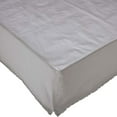 thumbnail image 2 of Burlap Dove Grey Fringed King Bed Skirt 78x80x16, 2 of 2