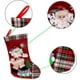 thumbnail image 2 of 2 piezas de calcetines navideños Bolsa de regalo grande para decoración del árbol de Navidad, bolsa de dulces con temática de Papá Noel, reno, 2 of 5