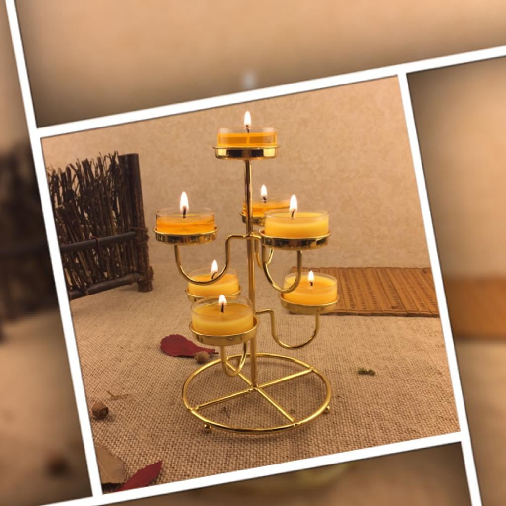 Ghee Lamp Holder Candlestick Candle Holder Butterlamp Buddhist Oil Lamp for Living Room Dinning