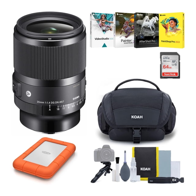 Lente de cámara Sigma AF 35 mm f/1.4 DG DN Art para Sony E