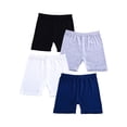 thumbnail image 2 of 4 Pack Girls Bike Shorts Under Dress Dance Shorts for Little Kids Multicolor, 2 of 3