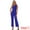 Royal Blue, variant on DARING DIVA Women's One Shoulder Dressy Sleeveless Wide Leg Jumpsuit S Royal Blue