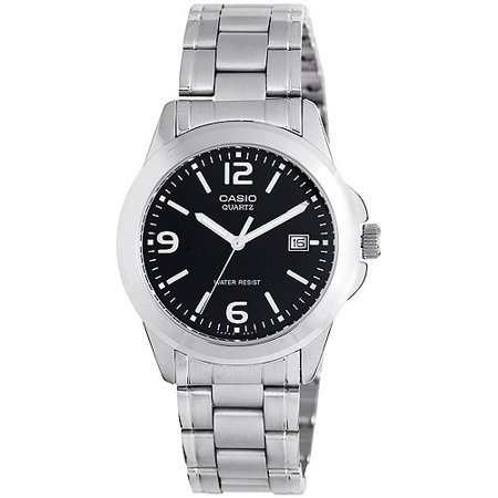 casio stainless steel black