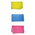 thumbnail image 1 of Toalla de baño de nylon exfoliante larga de 3 piezas, toalla mágica para el cuerpo (rosa, amarillo y azul), 1 of 5