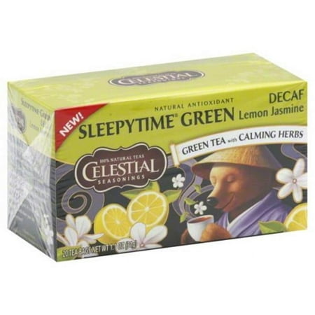 UPC 070734519505 product image for Celestial Seasonings Sleepytime Decaf Lemon Jasmine Green Tea Bags  20 Ct | upcitemdb.com