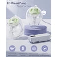 thumbnail image 4 of Extractor de leche Momfree K3 portátil con manos libres, 180 ml, 15-24 mm, 4 of 8